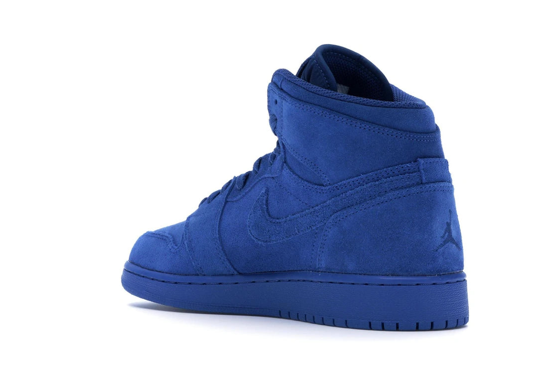 Jordan 1 Retro Blue Suede (GS) - vue secondaire B