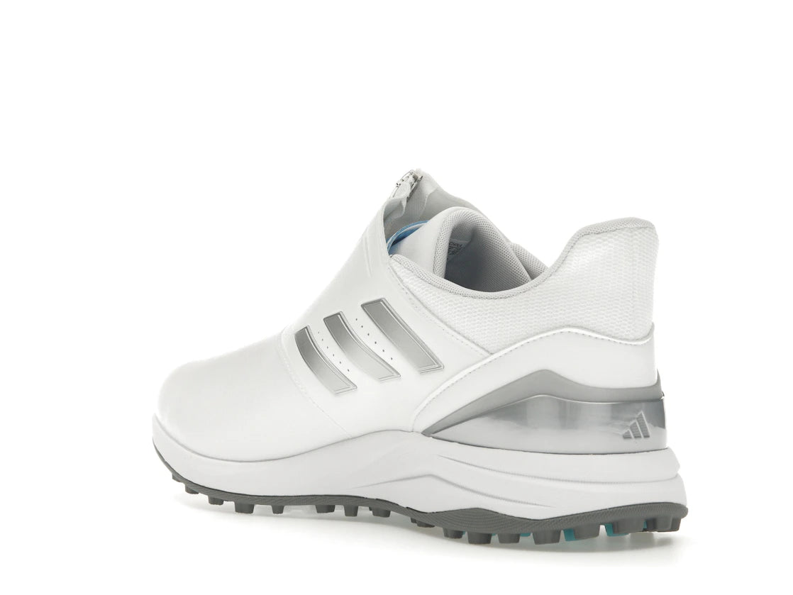 adidas Solarmotion BOA 24 Spikeless Golf Cloud White Silver Metallic Blue Burst - vue secondaire B
