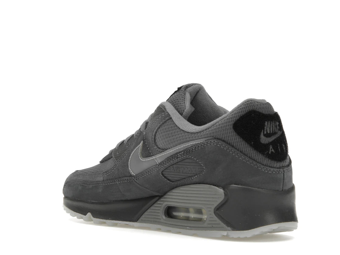 Nike Air Max 90 Velcro Heel Patch Anthracite - vue secondaire B