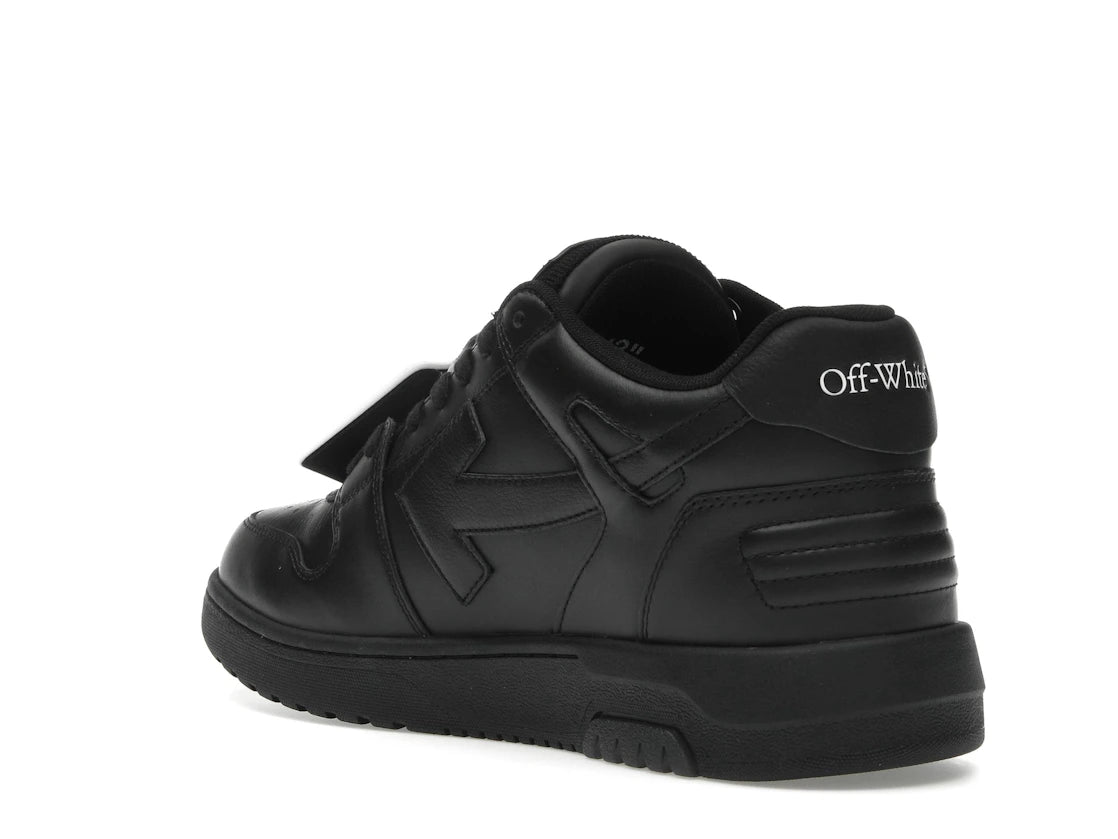 OFF-WHITE Out Of Office OOO Low Tops For Walking Black White - vue secondaire B