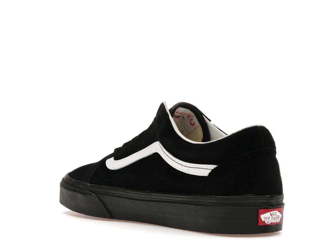 Vans Old Skool Pig Suede Black - vue secondaire B