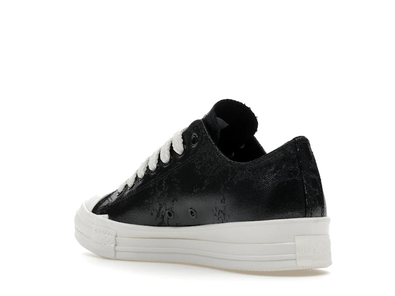 Converse Chuck Taylor All Star Throwback Low Waxed Denim Black - vue secondaire B