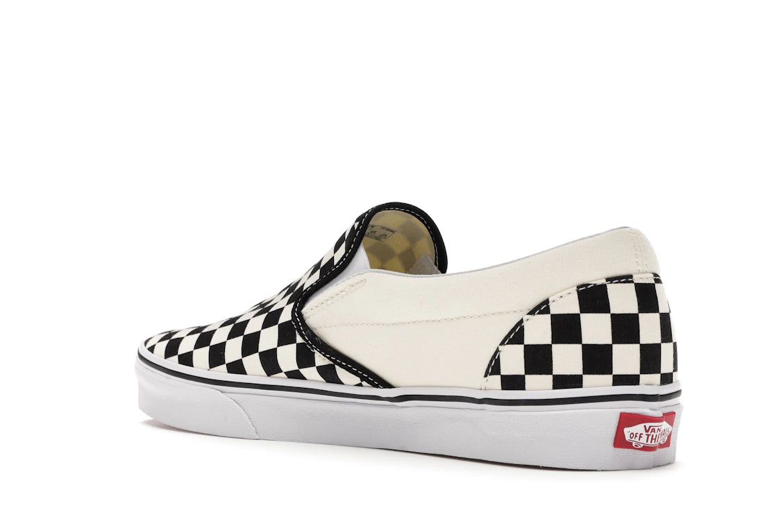 Vans Slip-On Checkerboard Black White - vue secondaire B