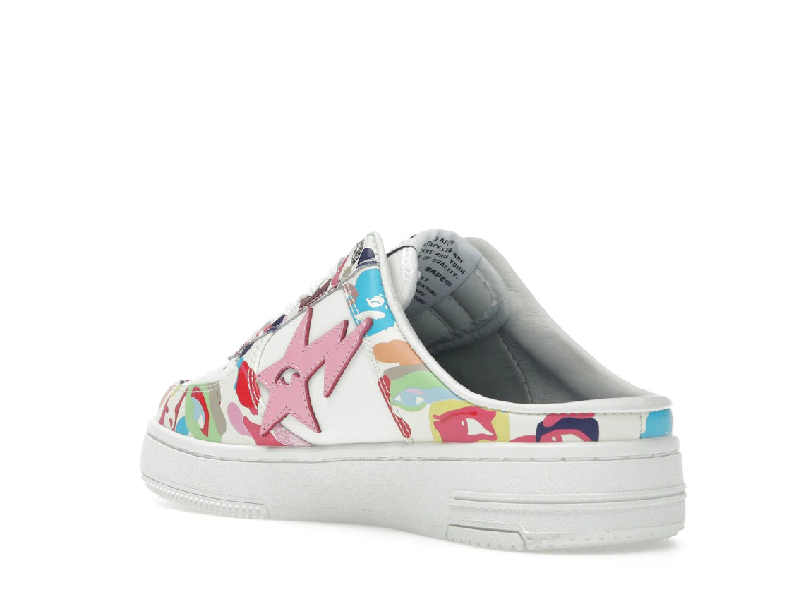 A Bathing Ape Bape Sta Mule KidSuper Multi-Color - vue secondaire B