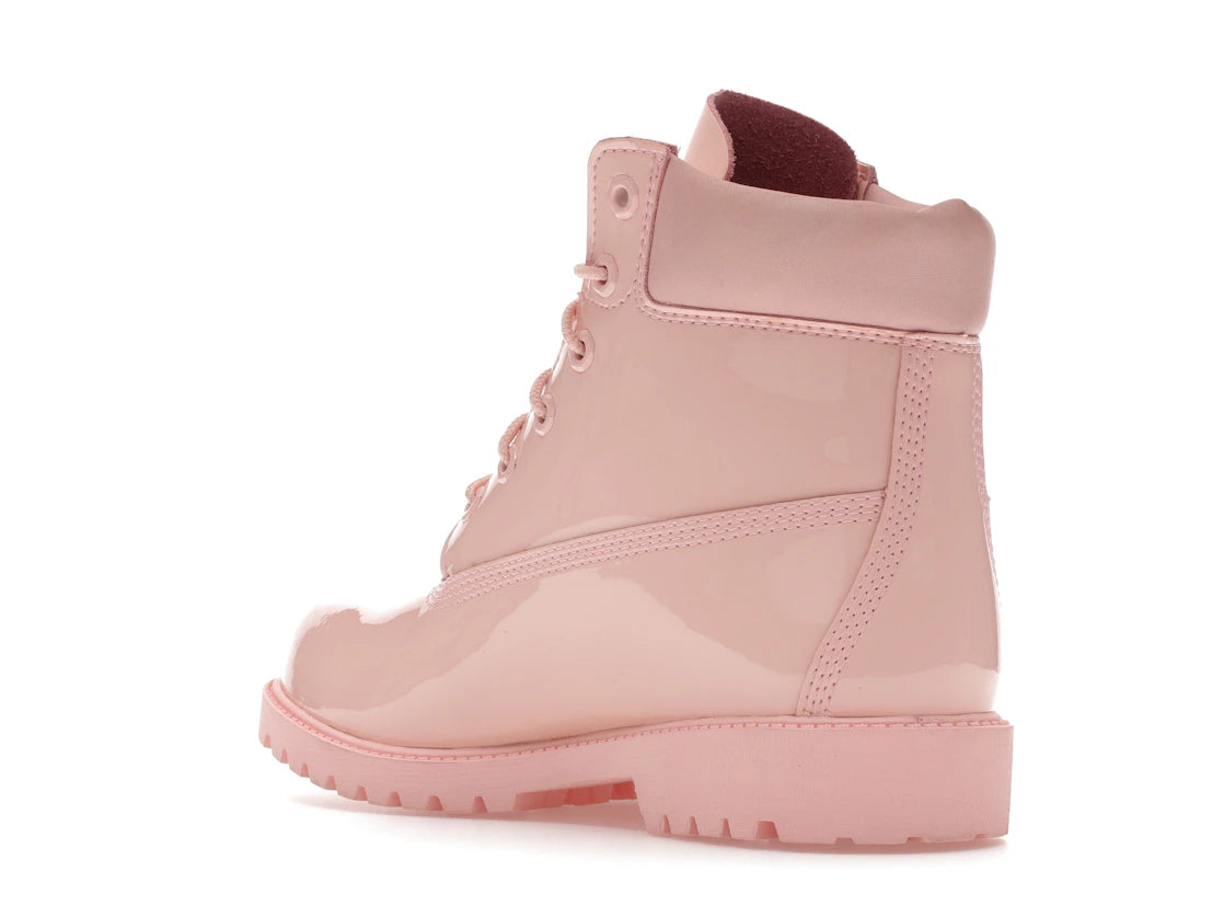Timberland 6" Premium Waterproof Patent Boots Pink (GS) - vue secondaire B