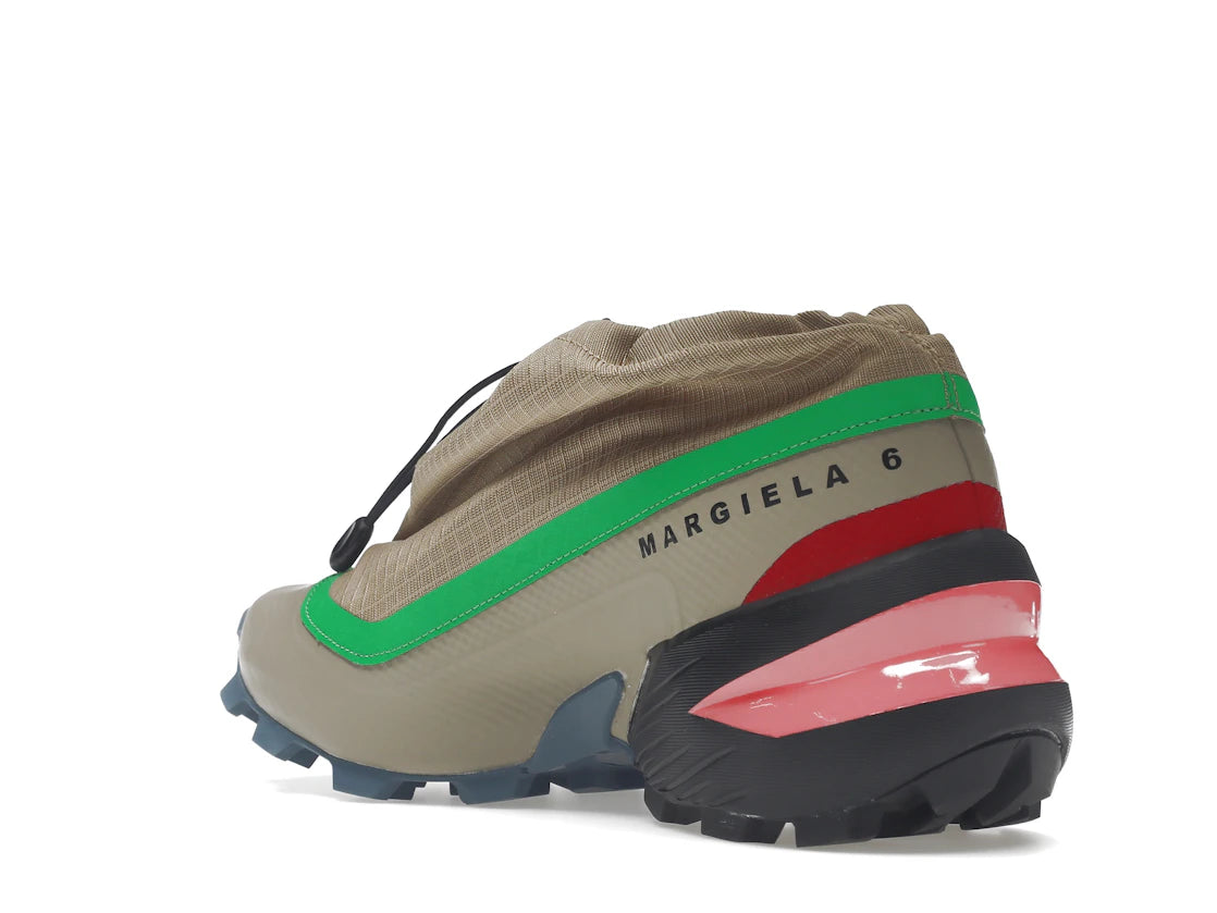 Salomon Cross Low Drawstring MM6 Maison Margiela Kelp Vintage Khaki Bright Green - vue secondaire B