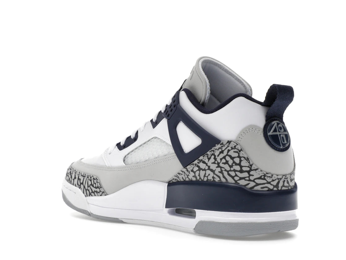 Jordan Spizike Low Weiß Neutralgrau Anthrazit Mitternachtsblau - vue secondaire B
