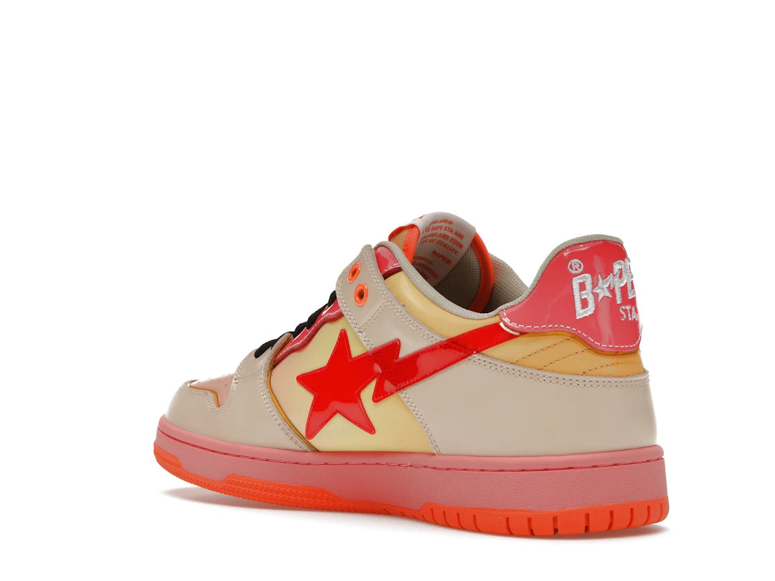 A Bathing Ape Bape SK8 Sta Orange - vue secondaire B
