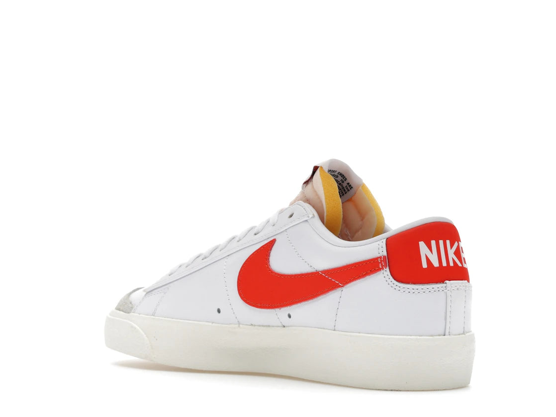 Nike Blazer Low 77 Vintage White Team Orange - vue secondaire B