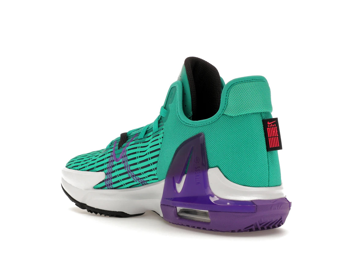 Nike LeBron Witness 6 Clear Emerald Wild Berry - vue secondaire B