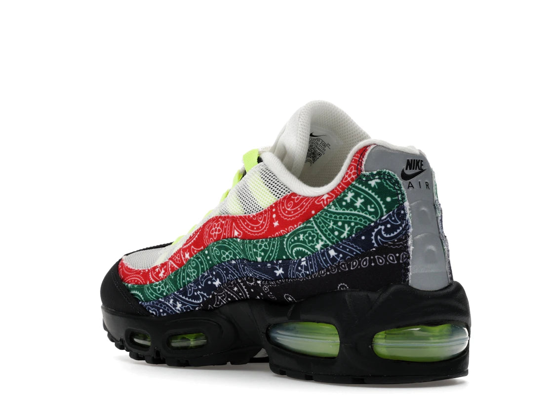 Nike Air Max 95 OG Big Bubble Neon Paisley Bandana - vue secondaire B