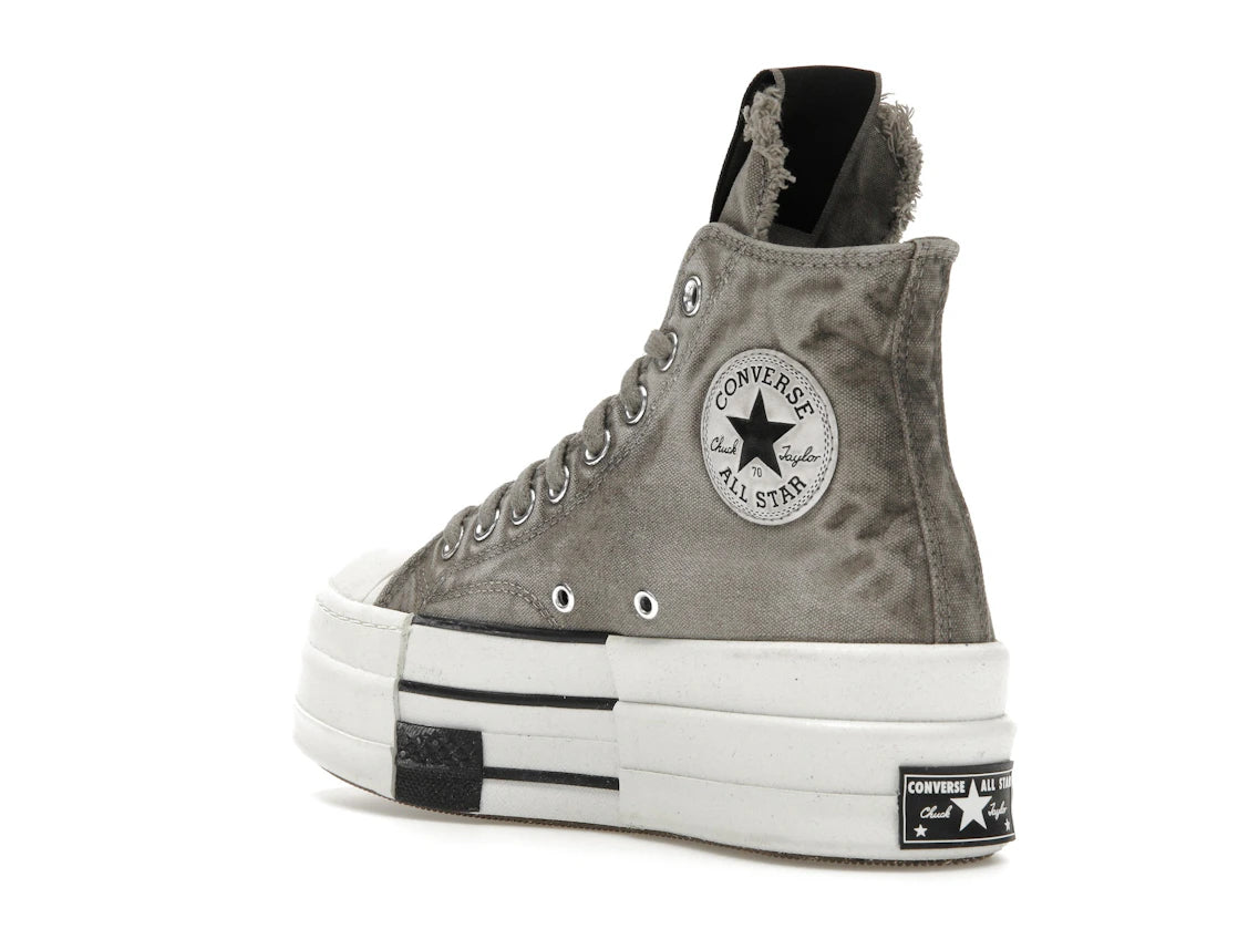 Converse DBL DRKSTAR Chuck Taylor All Star 70 Hi Rick Owens DRKSHDW Overdye Concrete - vue secondaire B