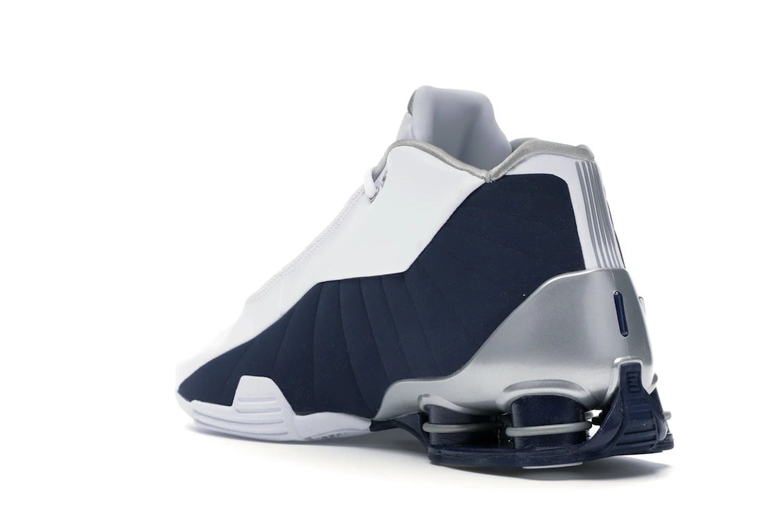 Nike Shox BB4 White Silver Navy - vue secondaire B