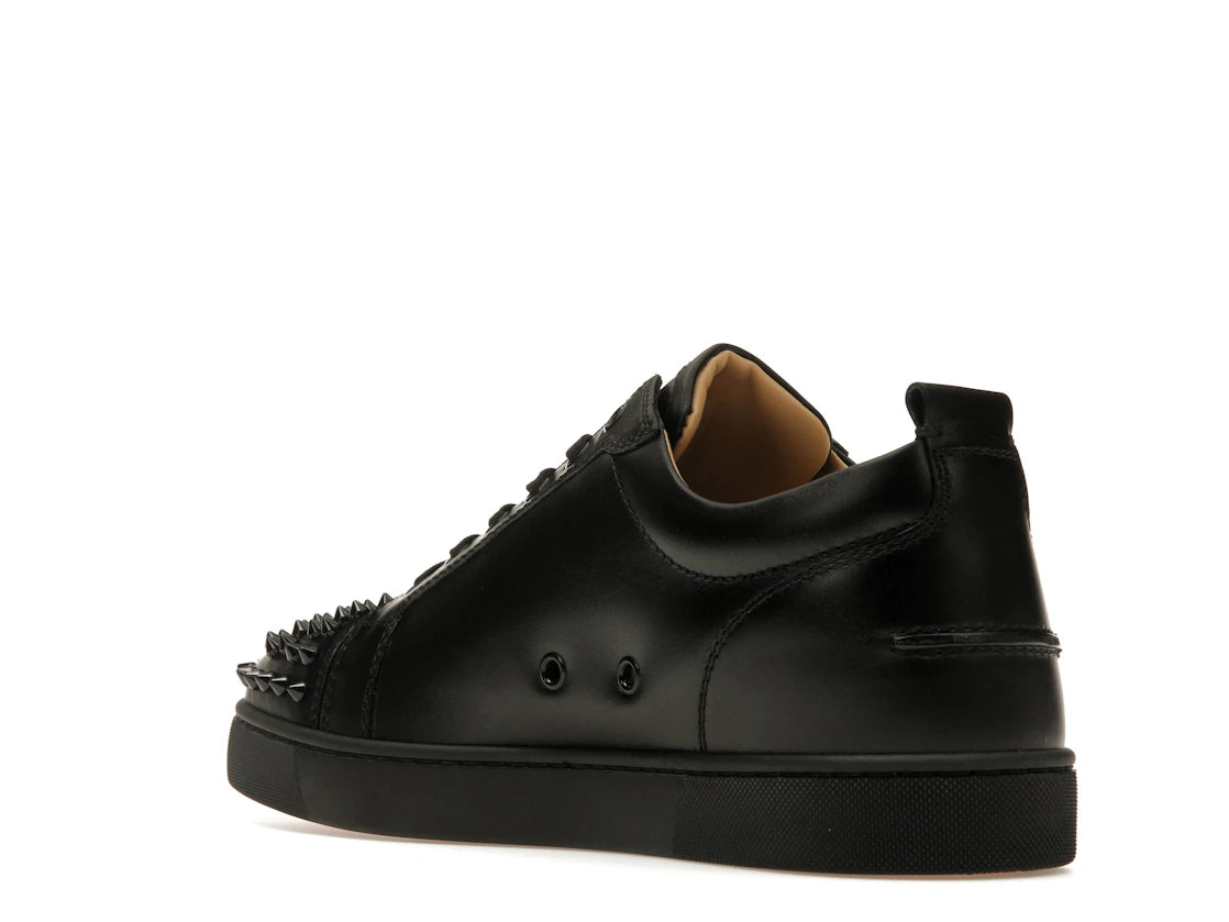 Christian Louboutin Louis Junior Spikes Flat Black - vue secondaire B