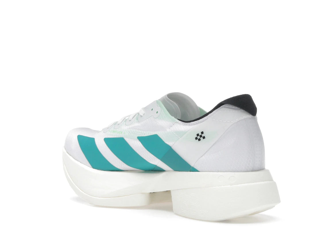 adidas Adizero Adios Pro 4 White Pulse Teal - vue secondaire B