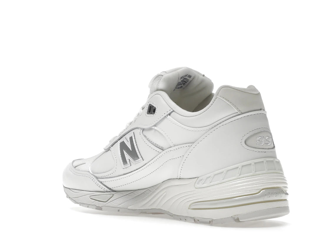 New Balance 991 MiUK White Grey - vue secondaire B