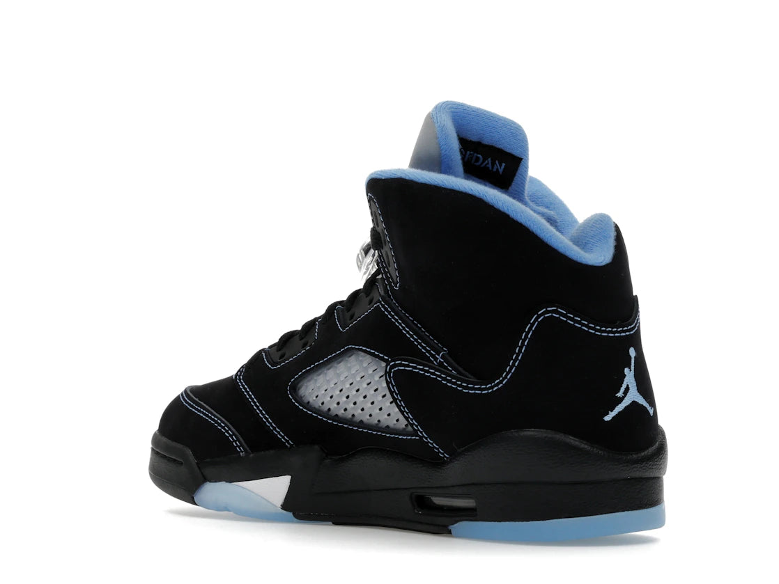 Jordan 5 Retro Black University Blue (2026) (GS) - vue secondaire B