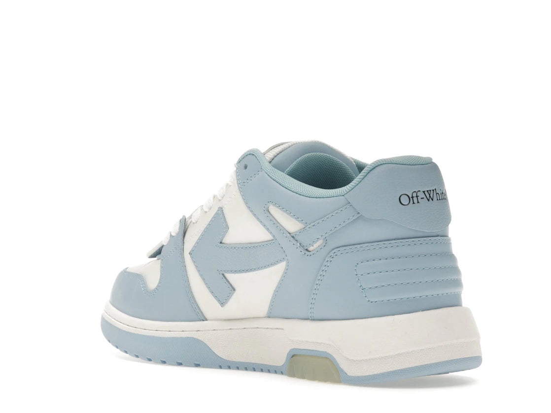 OFF-WHITE OOO Low Out Of Office Calf Leather White Light Blue - vue secondaire B
