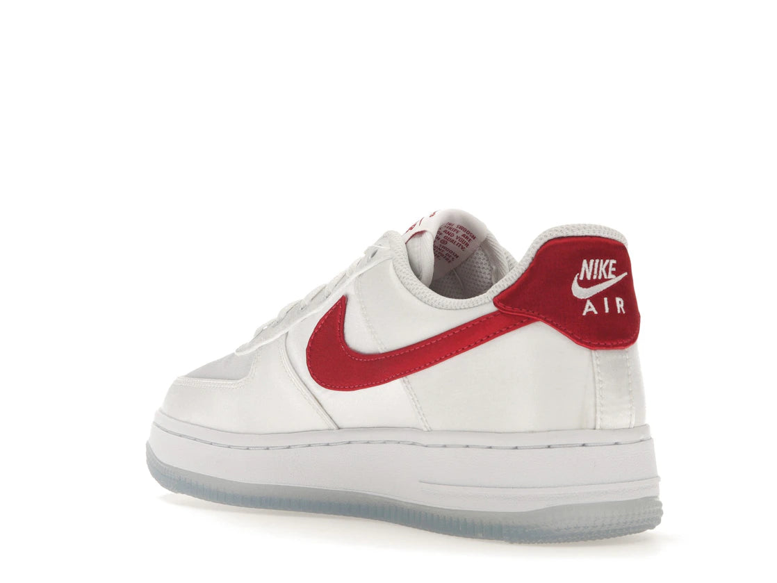 Nike Air Force 1 Low '07 Satin White Varsity Red (Women's) - vue secondaire B