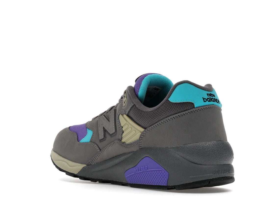 New Balance 580 Shadow Grey Electric Indigo Virtual Blue - vue secondaire B