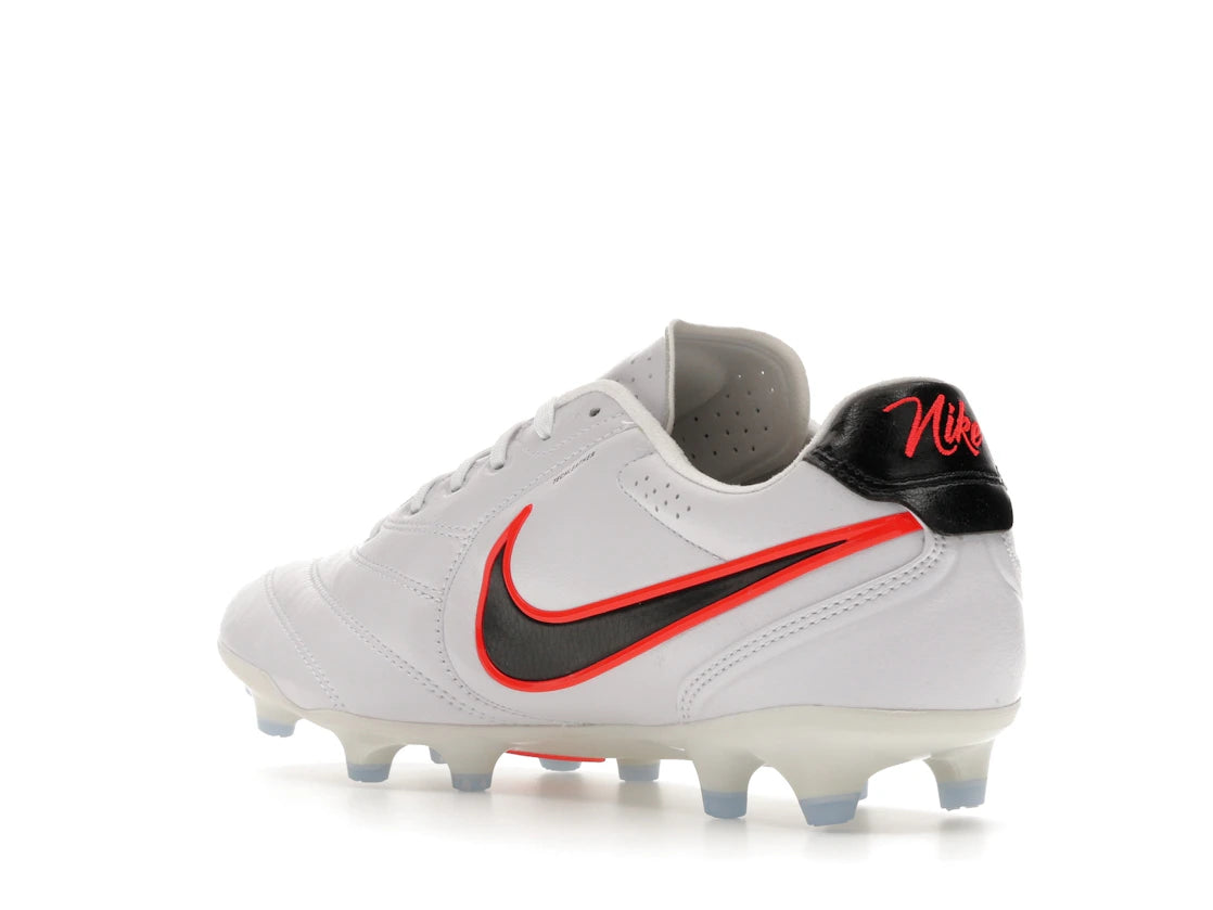 Nike Tiempo Ligera Pro FG White Bright Crimson Black - vue secondaire B
