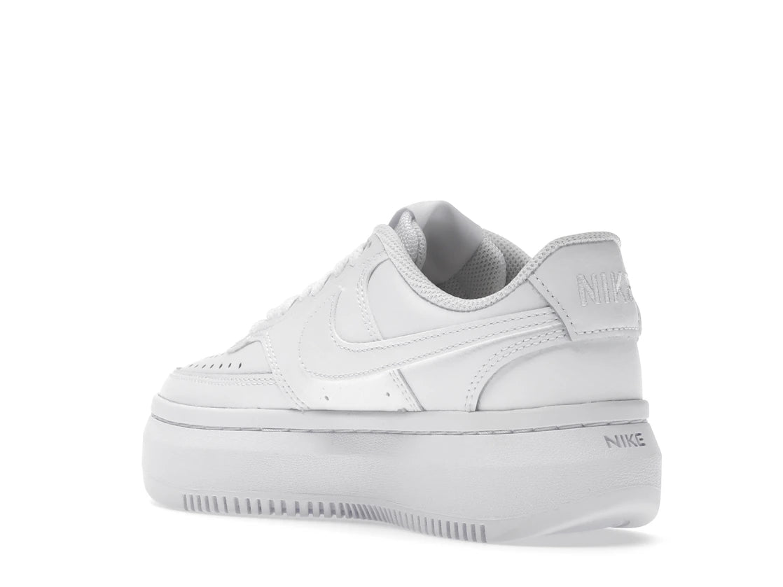 Nike Court Vision Alta Low Triple White (Women's) - vue secondaire B