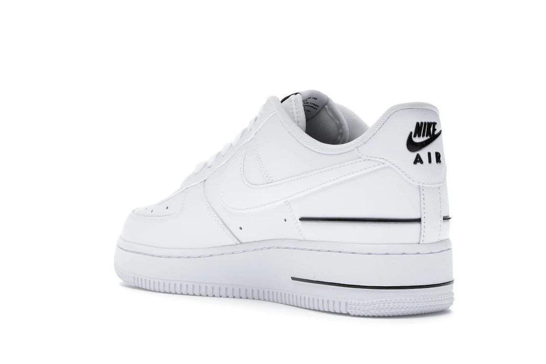 Nike Air Force 1 Low Double Air Low White Black - vue secondaire B