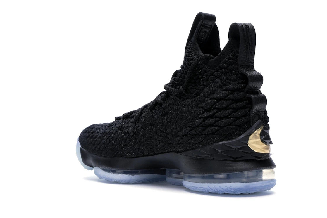 Nike LeBron 15 Black Gold - vue secondaire B