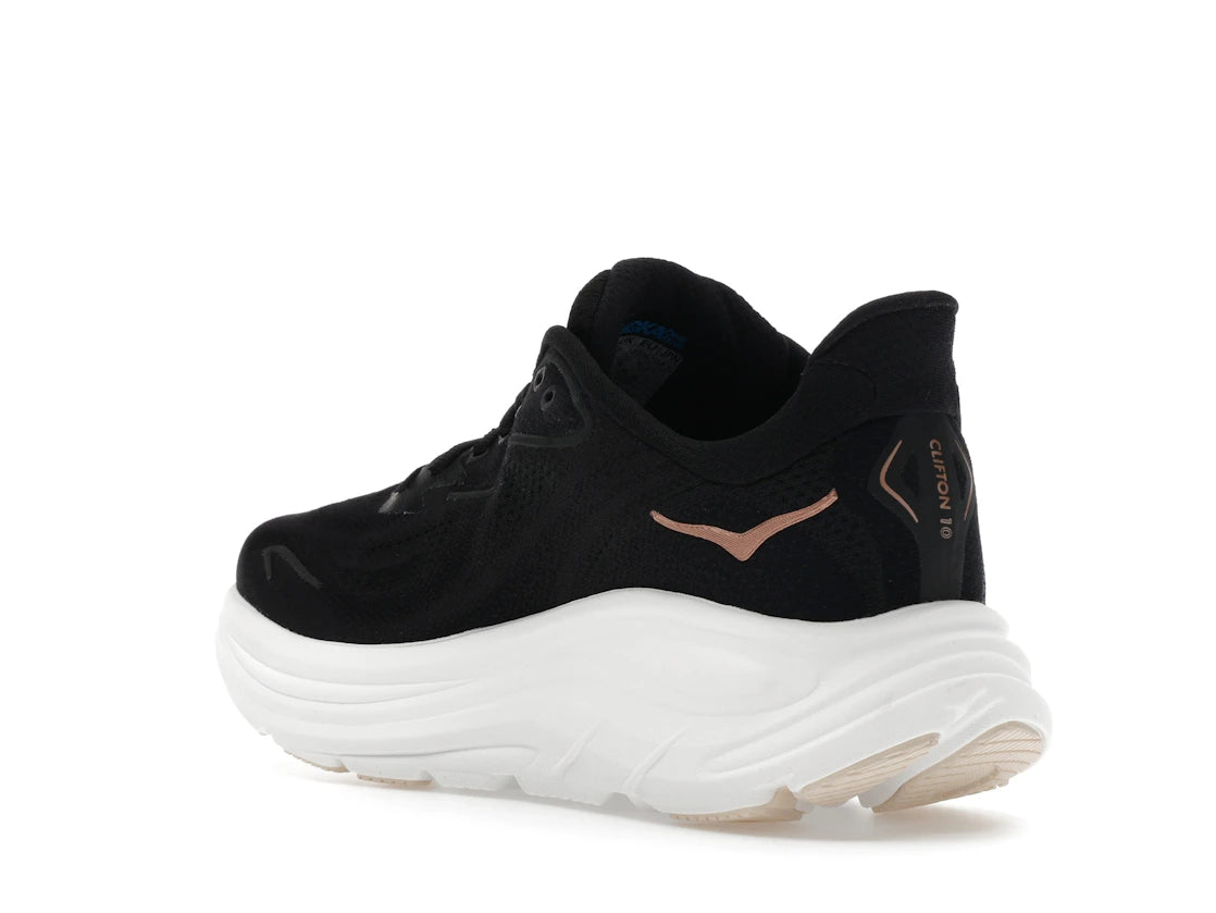 Hoka One One Clifton 10 Black Rose Gold (Women's) - vue secondaire B