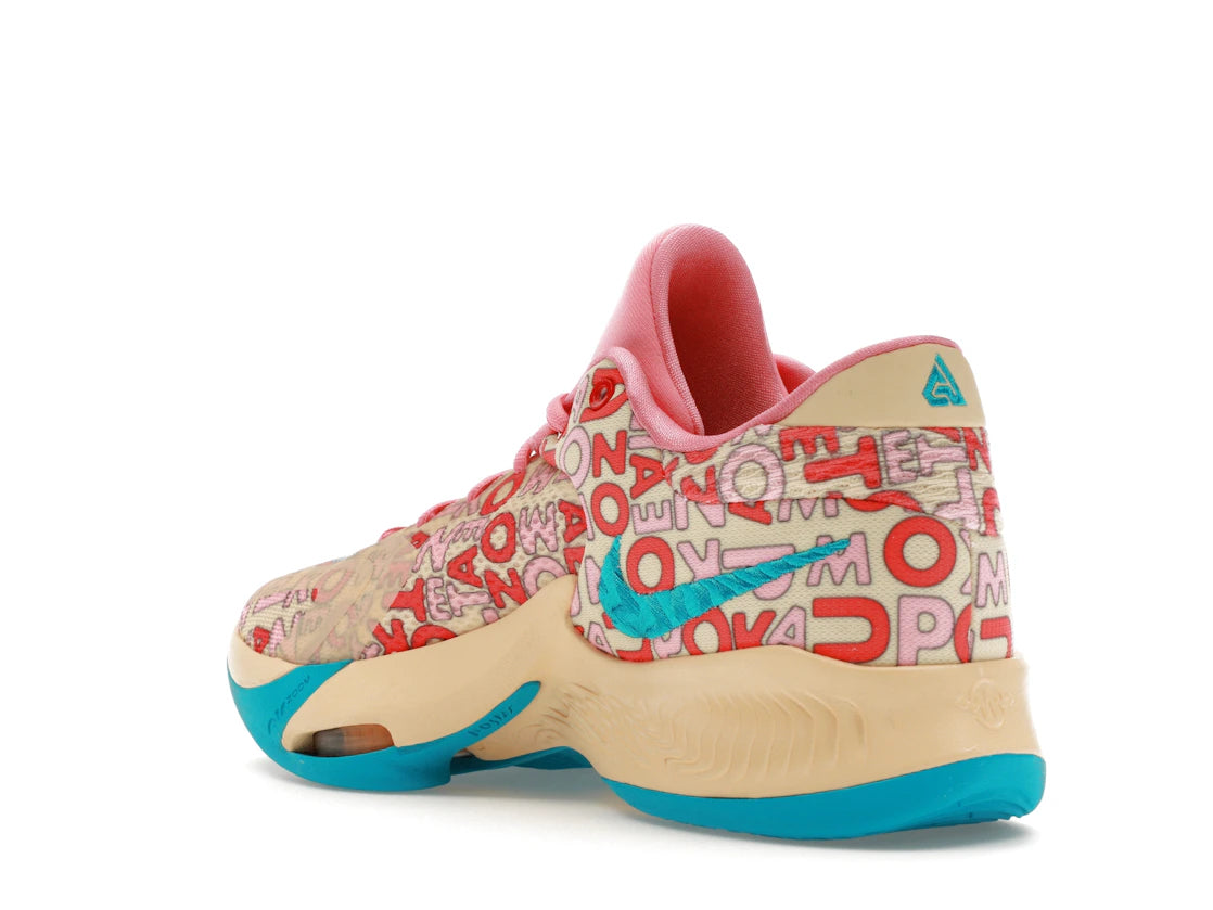 Nike Zoom Freak 4 Letter Bros Vanilla Lightning - vue secondaire B
