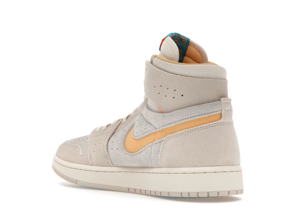 Jordan 1 Zoom CMFT 2 Orewood Brown Bright Citrus Sail - vue secondaire B