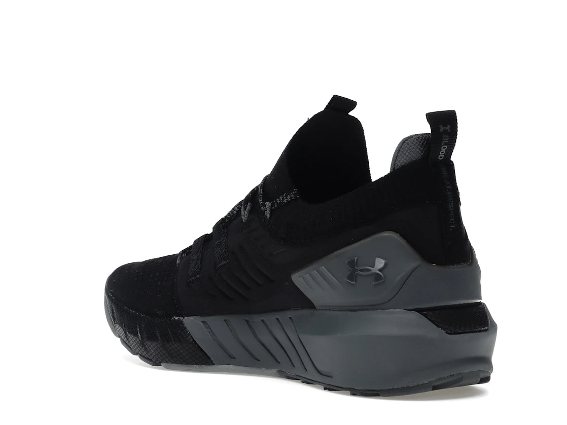 Under Armour Project Rock 3 Black Grey - vue secondaire B