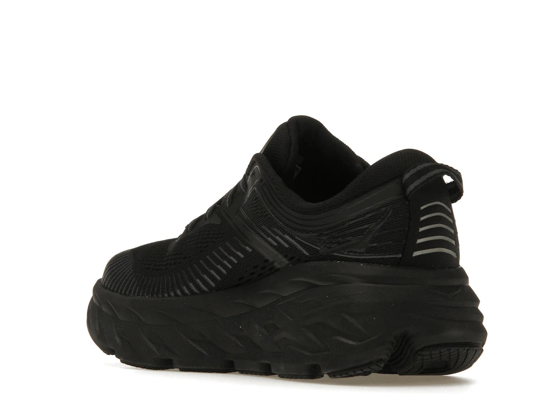 Hoka One One Bondi 7 Black (Women's) - vue secondaire B