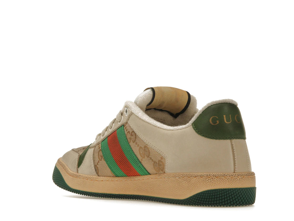 Gucci Screener Butter Leather Green (Women's) - vue secondaire B