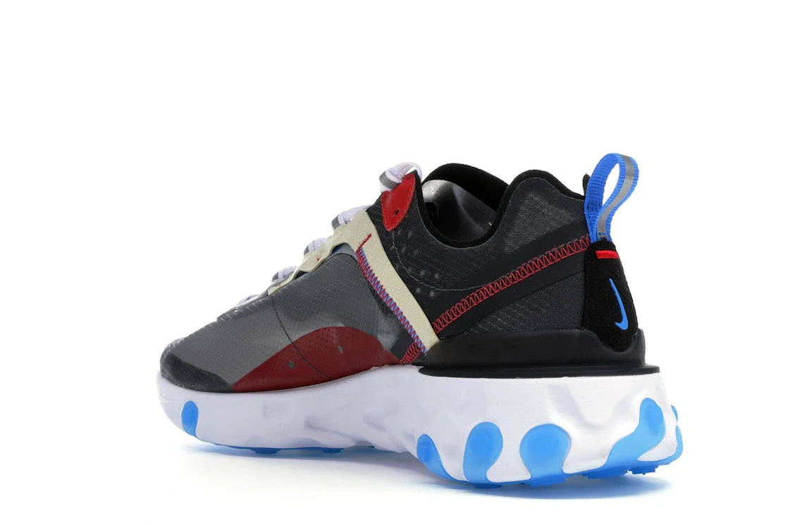 Nike React Element 87 Dark Grey Photo Blue - vue secondaire B