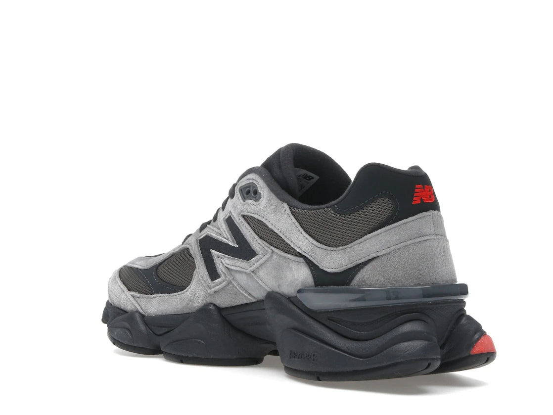 New Balance 9060 Grey Black Red JD Sports Exclusive - vue secondaire B