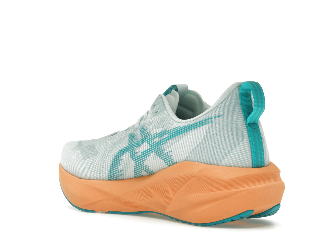 ASICS Novablast 5 Soothing Sea Wave Teal Orange - vue secondaire B