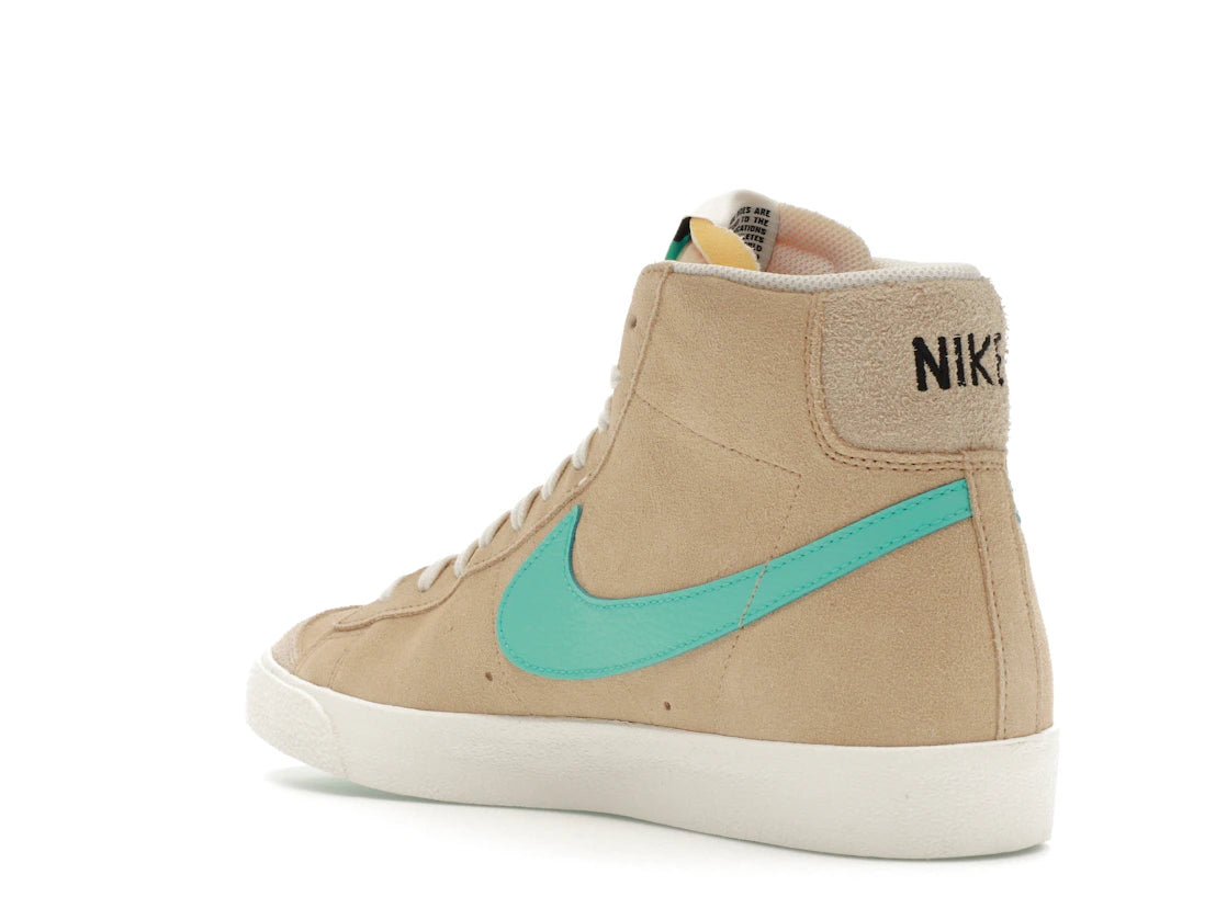 Nike Blazer Mid 77 Desert Ore Light Aqua - vue secondaire B