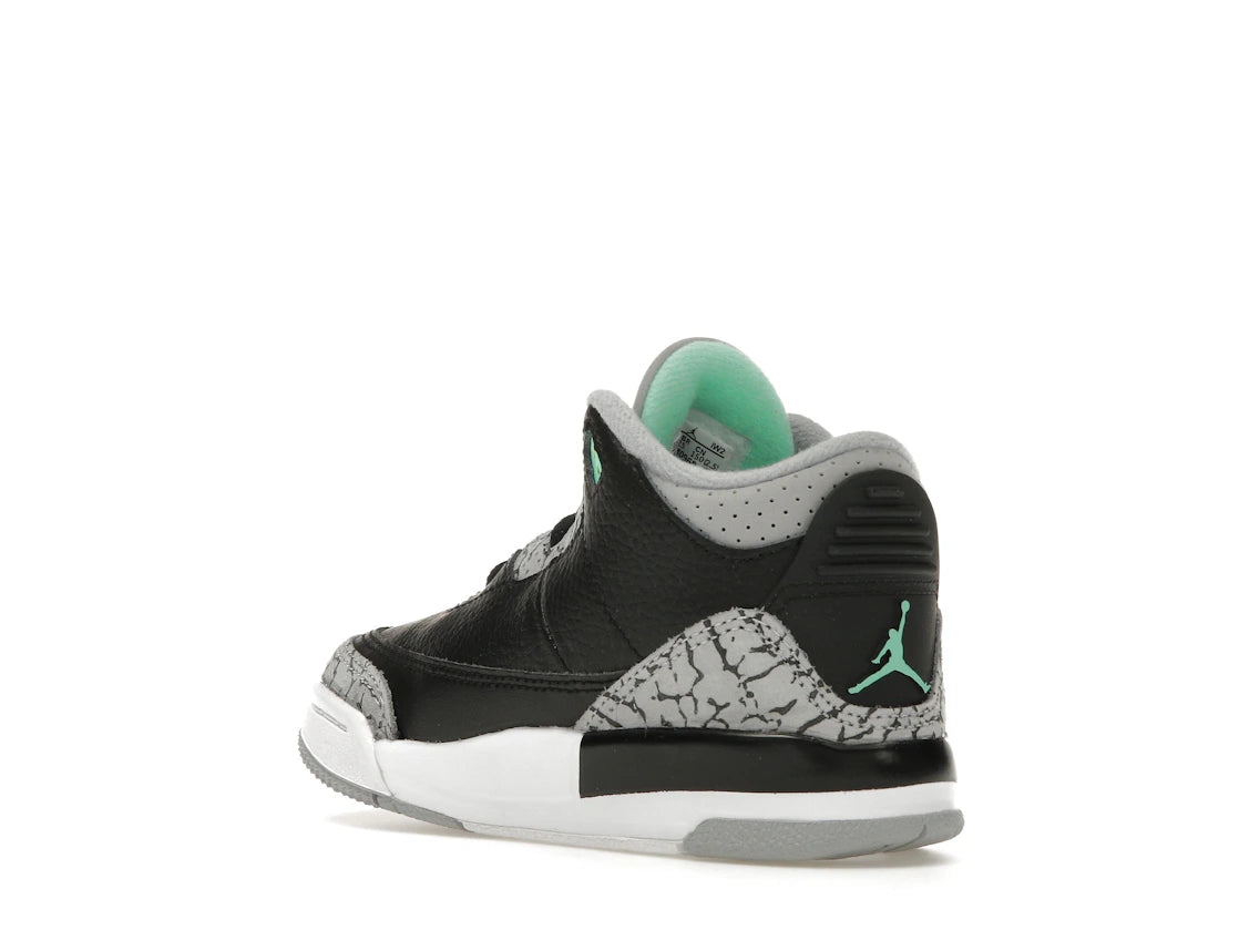 Jordan 3 Retro Green Glow (TD) - vue secondaire B
