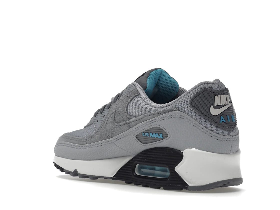 Nike Air Max 90 Wolf Grey Chlorine Blue - vue secondaire B