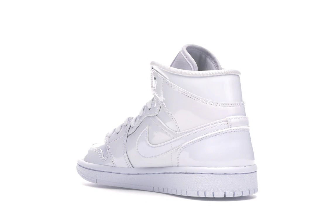Jordan 1 Mid Triple White (Women's) - vue secondaire B
