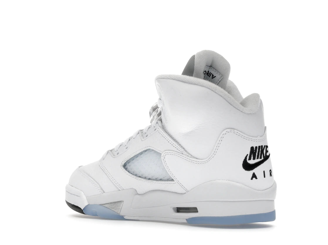 Jordan 5 Retro White Metallic (2026) (GS) - vue secondaire B