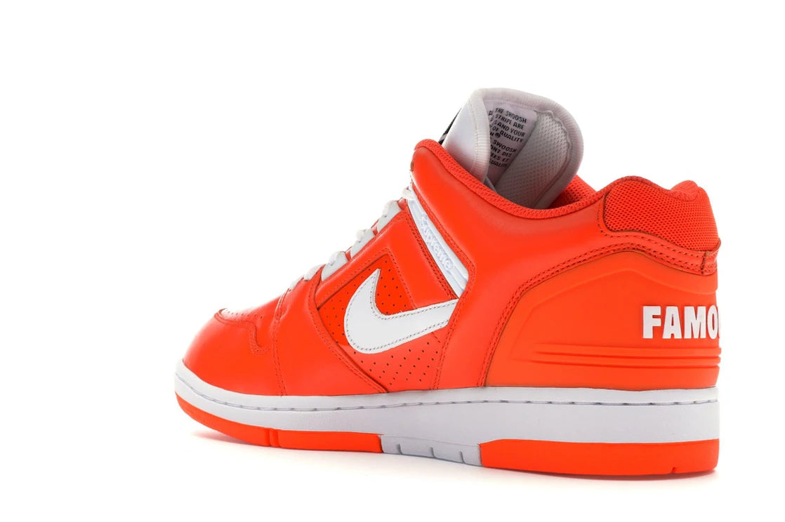 Nike SB Air Force 2 Low Supreme Orange - vue secondaire B