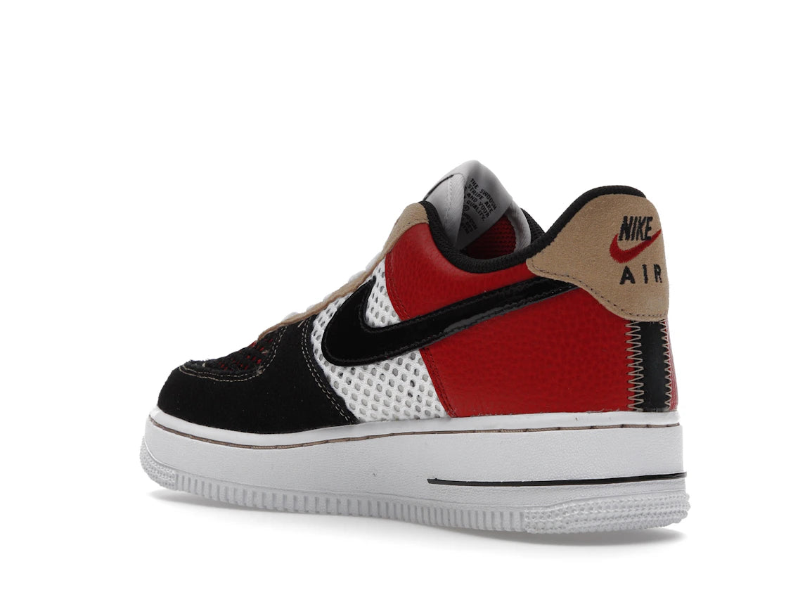 Nike Air Force 1 Low '07 LV8 Gym Red Black - vue secondaire B