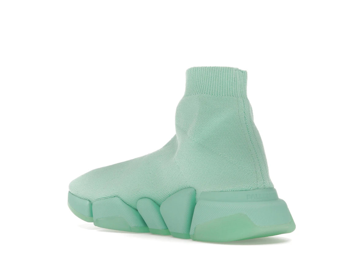 Balenciaga Speed 2.0 Recycled Transparent Sole Green (Women's) - vue secondaire B