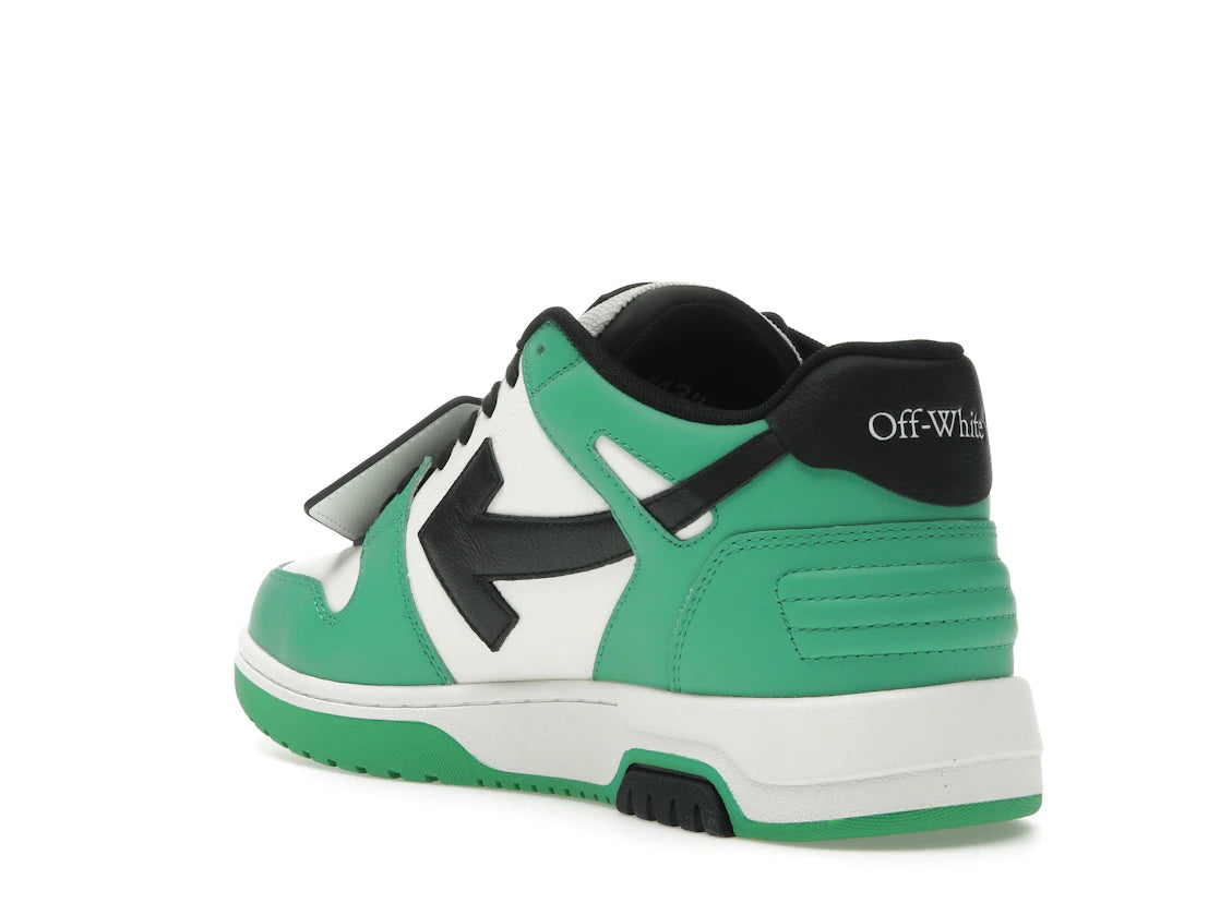 OFF-WHITE Out Of Office "OOO" Low Tops Green Black - vue secondaire B