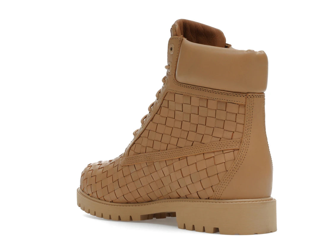 Timberland 6" Premium Boot Woven Beige - vue secondaire B