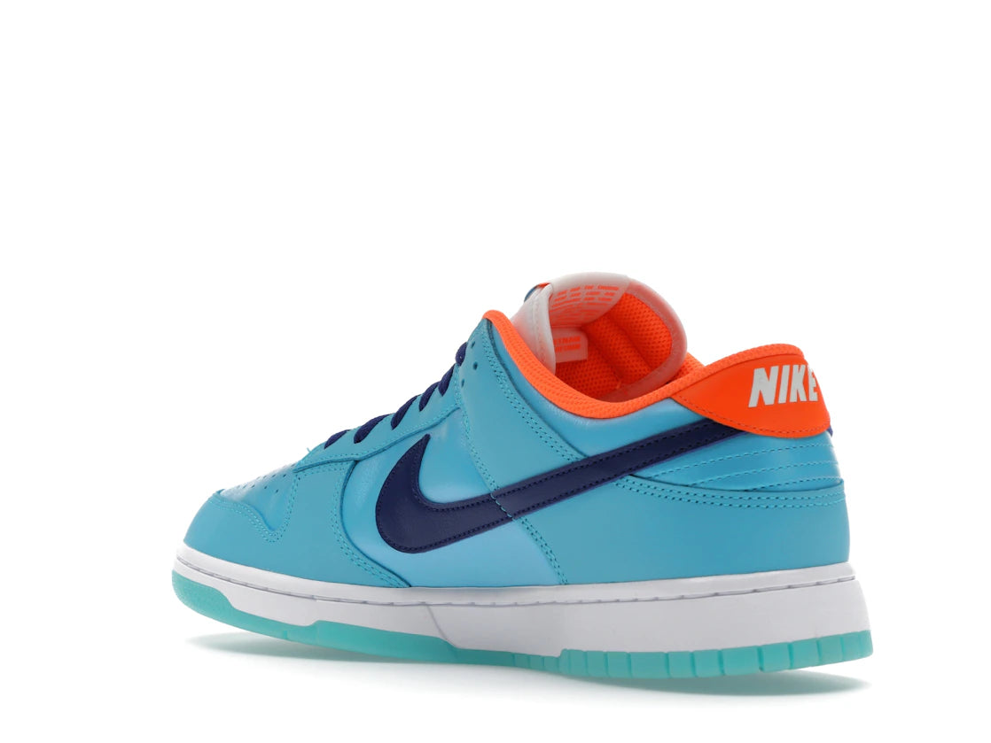 Nike Dunk Low SE Baltic Blue Total Orange - vue secondaire B