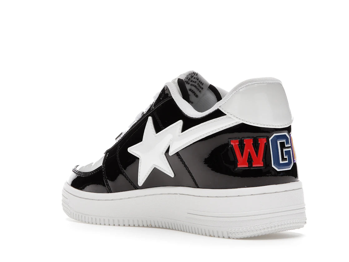 A Bathing Ape Bape Sta Low Color Block Shark Black - vue secondaire B