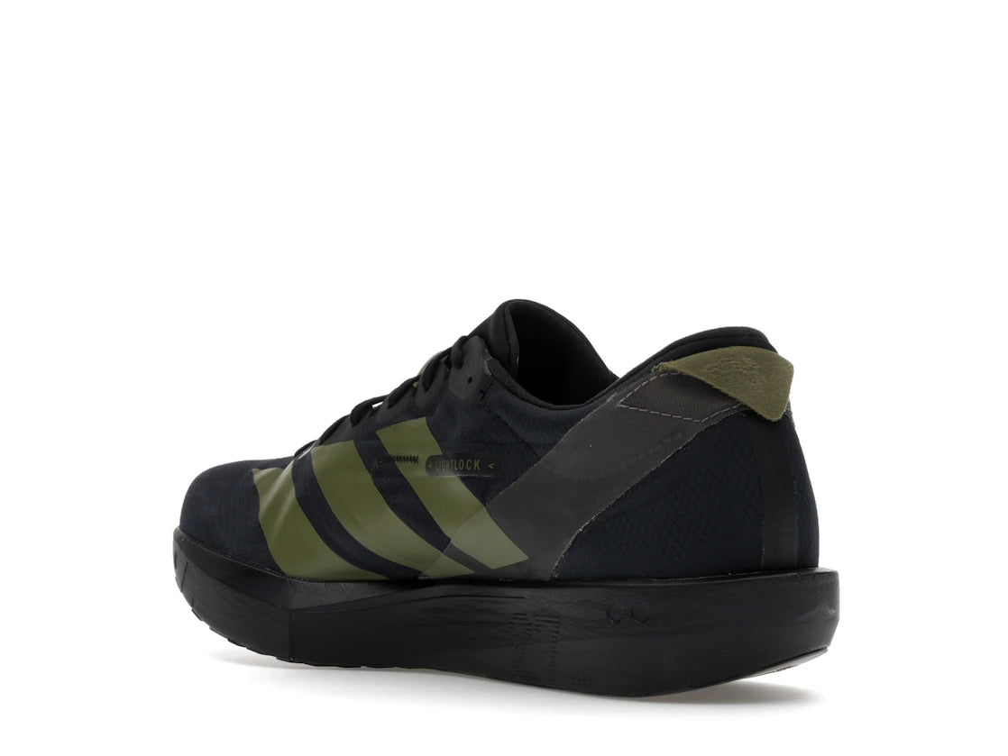 adidas Adizero Adios 9 Black Focus Olive - vue secondaire B